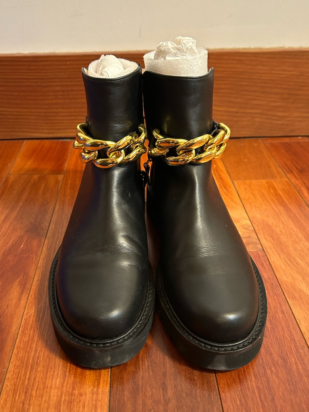 Stuart Weitzman Chain Lift Bootie - Picture 7 of 10